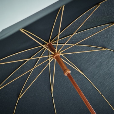 Logo trade corporate gifts image of: 23,5 inch RPET/bamboo umbrella