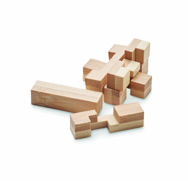 Logotrade promotional giveaway image of: Bamboo brain teaser puzzle