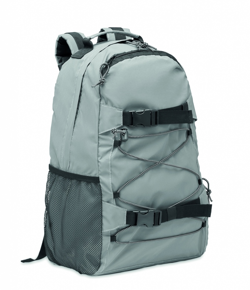 Logotrade promotional item picture of: High reflective backpack 190T