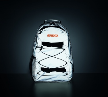 Logo trade promotional merchandise picture of: High reflective backpack 190T