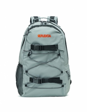 Logo trade advertising products image of: High reflective backpack 190T