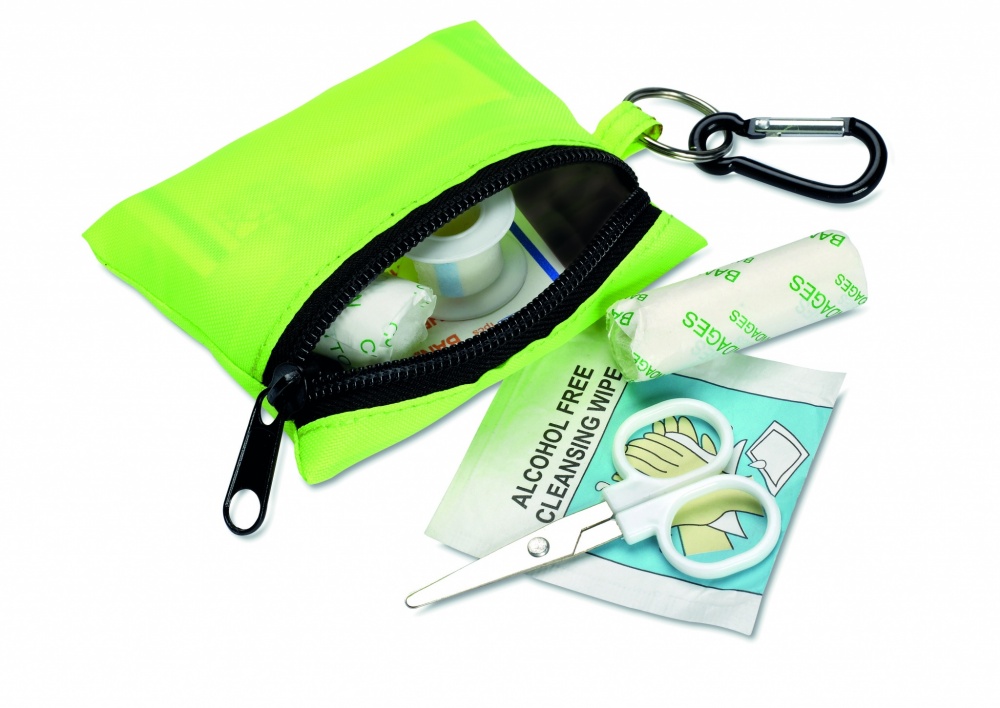 Logotrade promotional giveaways photo of: First aid kit w/ carabiner