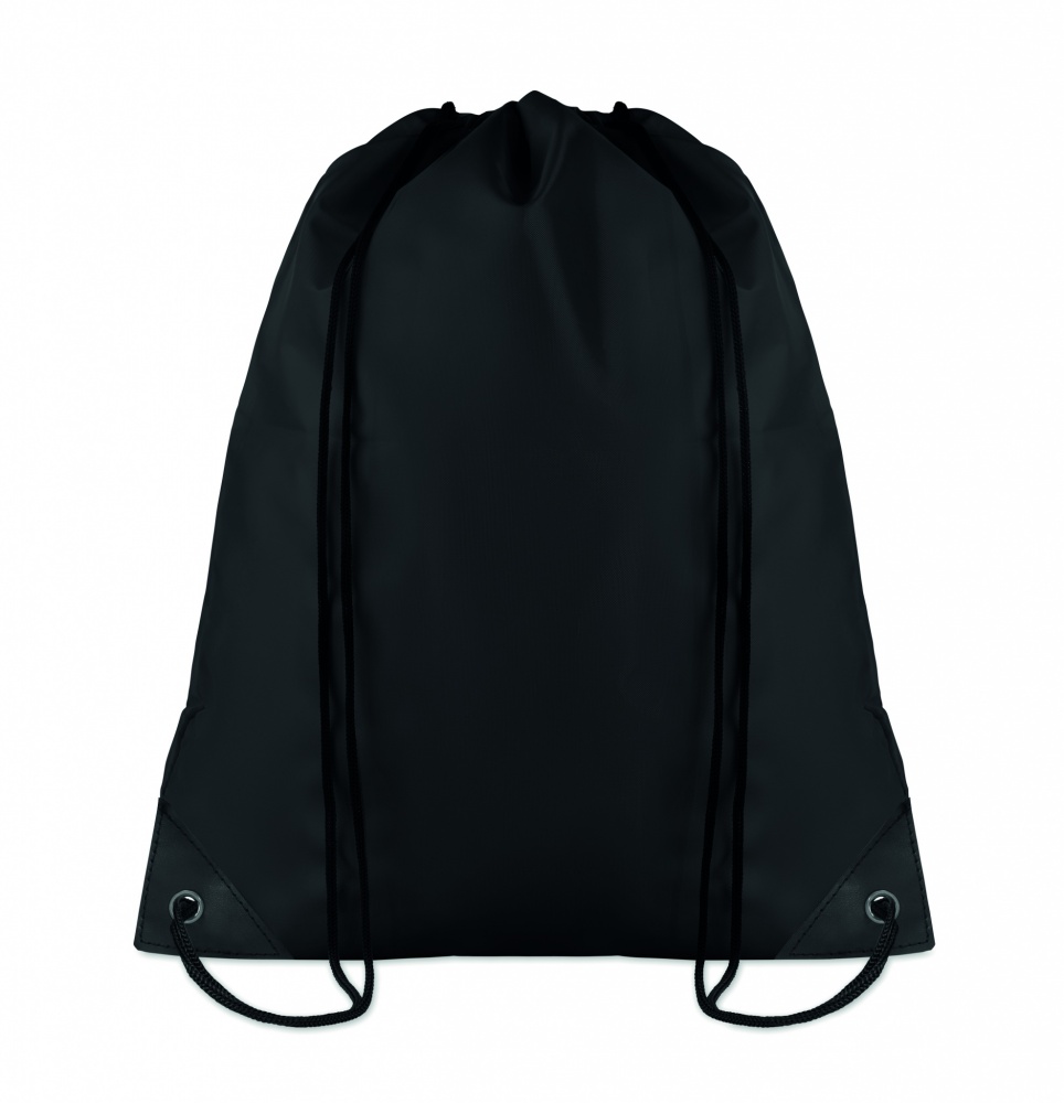 Logo trade promotional giveaways picture of: 190T Polyester drawstring bag