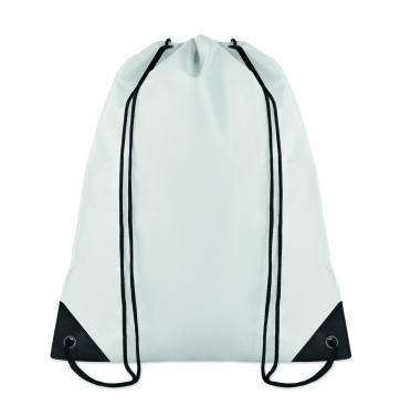 Logo trade promotional merchandise image of: 190T Polyester drawstring bag