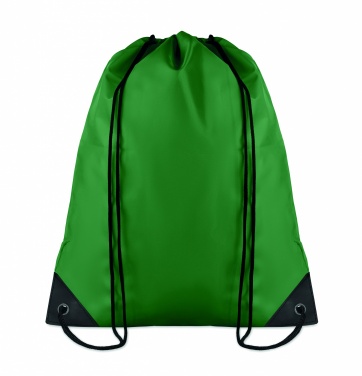 Logo trade corporate gifts image of: 190T Polyester drawstring bag