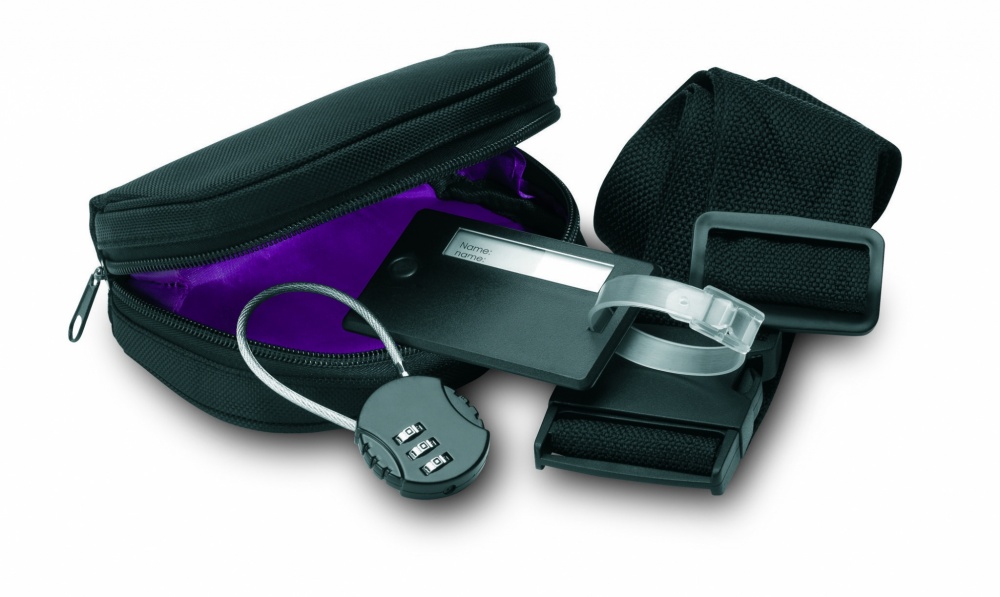 Logo trade corporate gifts image of: 3 piece travel set