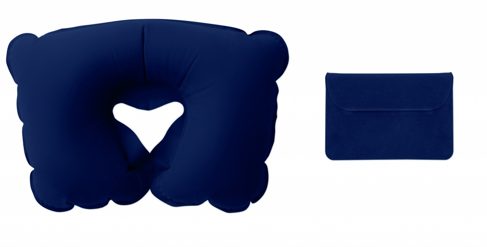 Logo trade business gifts image of: Inflatable pillow in pouch