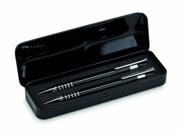 Logotrade advertising product image of: Ball pen set in metal box