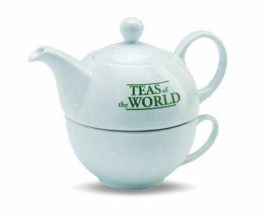 Logotrade corporate gift image of: Teapot and cup set 400 ml