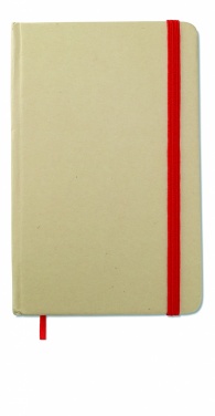 Logo trade promotional product photo of: A6 recycled notebook 96 plain