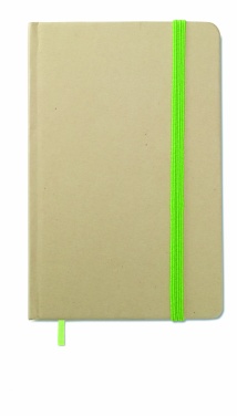 Logo trade advertising products picture of: A6 recycled notebook 96 plain