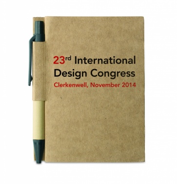 Logo trade advertising products picture of: Recycled notebook with pen