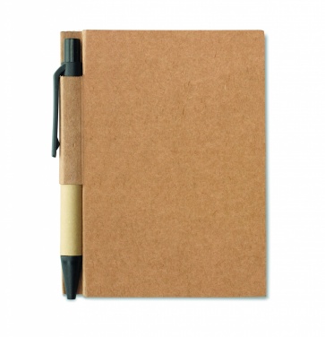 Logotrade promotional gift picture of: Recycled notebook with pen