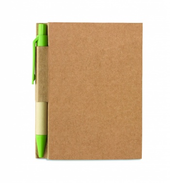 Logotrade promotional product image of: Recycled notebook with pen