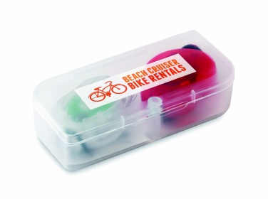 Logo trade promotional item photo of: 2 bicycle lights in PP box