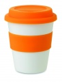 PP tumbler with silicone lid, Orange