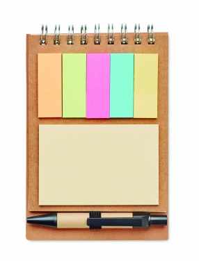 Logotrade promotional merchandise photo of: Notepad with pen and memo pad