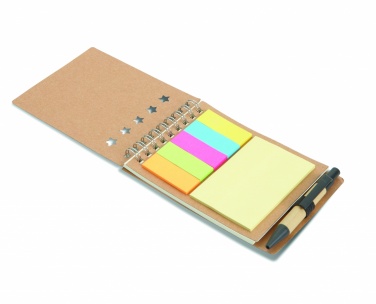 Logotrade promotional merchandise photo of: Notepad with pen and memo pad