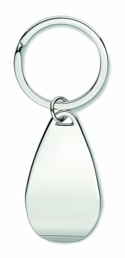 Logo trade promotional merchandise photo of: Bottle opener key ring Tornio