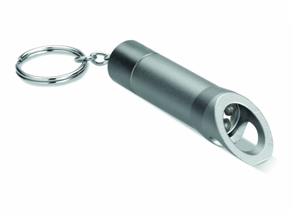 Logo trade promotional items picture of: Metal torch key ring