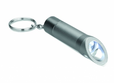 Logo trade promotional items image of: Metal torch key ring Ylivieska