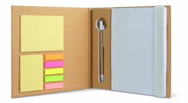 Logotrade promotional merchandise picture of: Notebook with memo set and pen