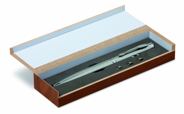 Logo trade promotional giveaways picture of: Laser pointer in wooden box