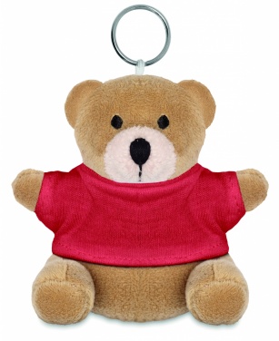 Logo trade corporate gift photo of: Teddy bear key ring FINLAND