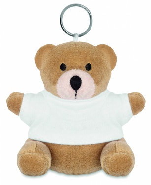 Logotrade corporate gift image of: Teddy bear key ring FINLAND