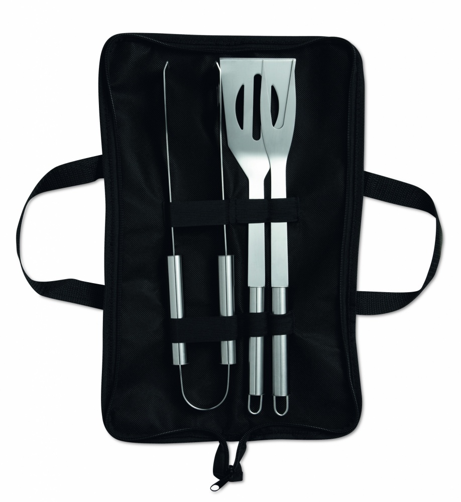 Logo trade promotional gifts picture of: 3 Barbecue tools in pouch