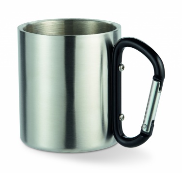 Logotrade promotional gift picture of: Metal mug & carabiner handle