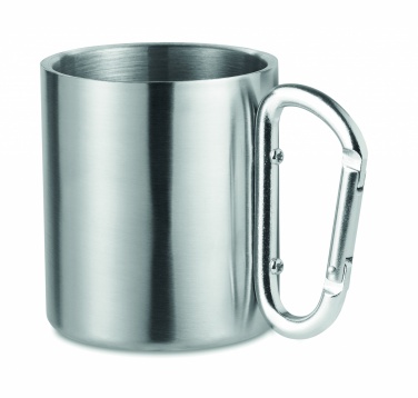 Logotrade promotional giveaway picture of: Metal mug & carabiner handle