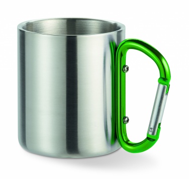 Logotrade promotional item image of: Metal mug & carabiner handle