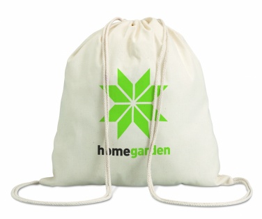 Logo trade business gift photo of: 100gr/m² cotton drawstring bag