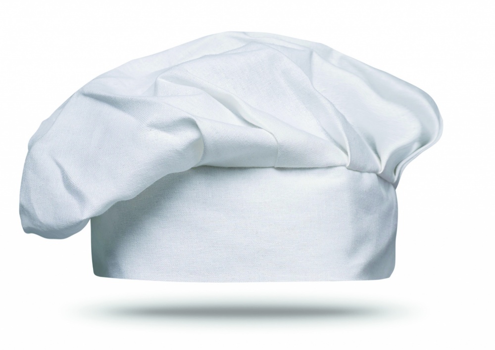 Logo trade business gifts image of: Cotton chef hat 130 gsm