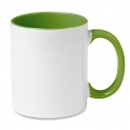 Coloured sublimation mug, Green