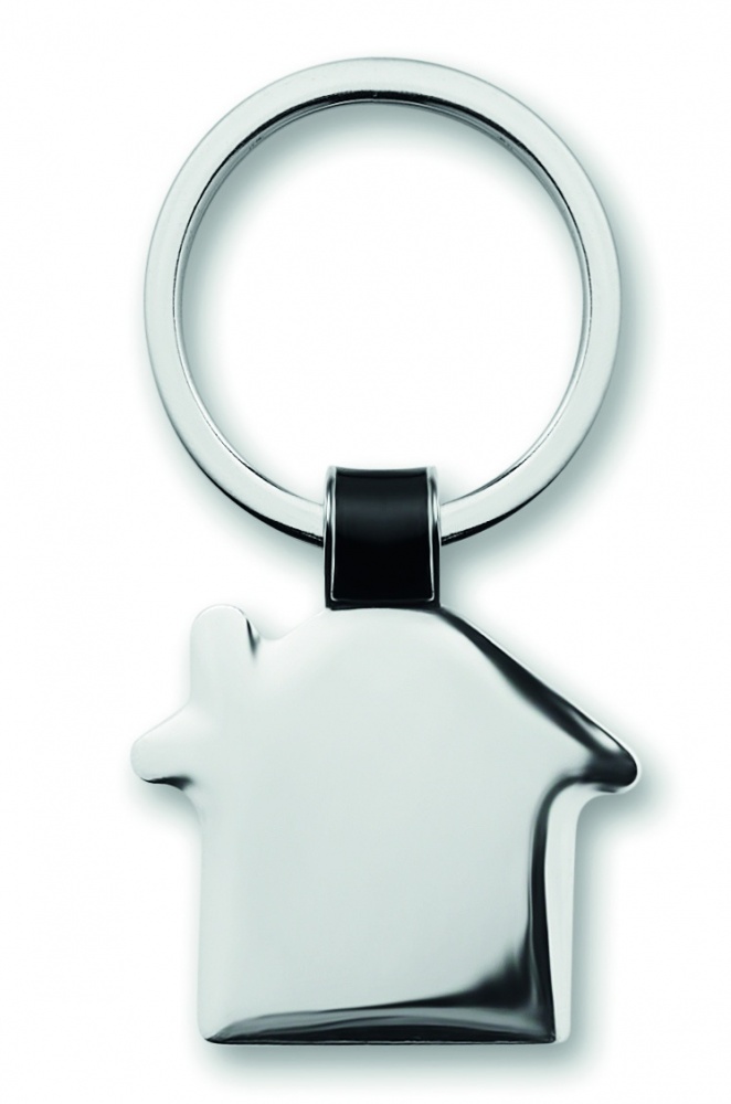 Logo trade corporate gift photo of: House shaped key ring