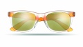 Sunglasses with mirrored lense, Orange