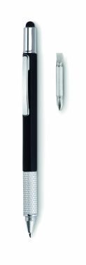 Logo trade corporate gift photo of: Spirit level pen with ruler