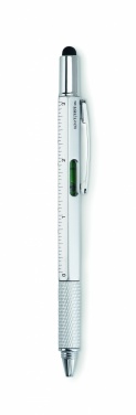 Logotrade promotional giveaway picture of: Spirit level pen with ruler