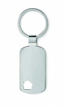 Logotrade promotional giveaway picture of: Key ring with house detail Jelgava