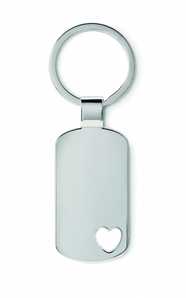 Logo trade corporate gifts picture of: Key ring with heart detail Jūrmala