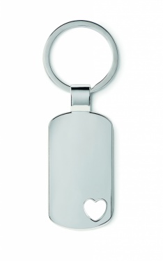 Logo trade promotional giveaway photo of: Key ring with heart detail Jūrmala