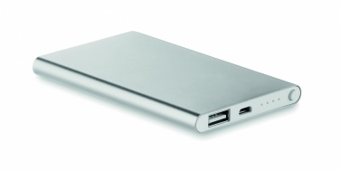 Logotrade corporate gift image of: Flat power bank 4000 mAh