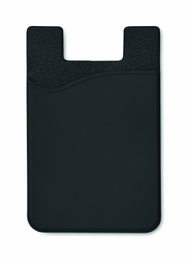 Logo trade corporate gifts image of: Silicone cardholder