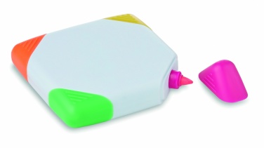 Logo trade promotional merchandise image of: Square shaped highlighter