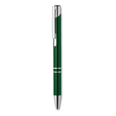 Logo trade promotional gifts picture of: Push button aluminium pen BERN