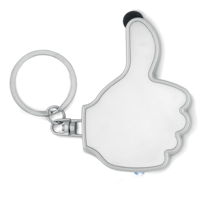 Logotrade promotional giveaway image of: Thumbs up led light w/key ring Valmiera