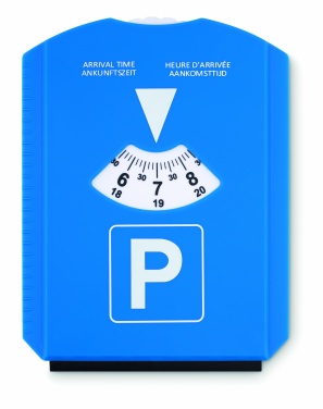 Logo trade promotional products image of: Ice scraper in parking card