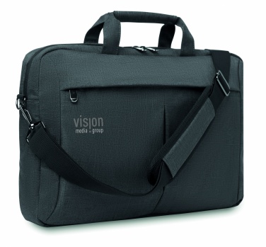 Logo trade promotional items image of: Laptopbag in 360D polyester